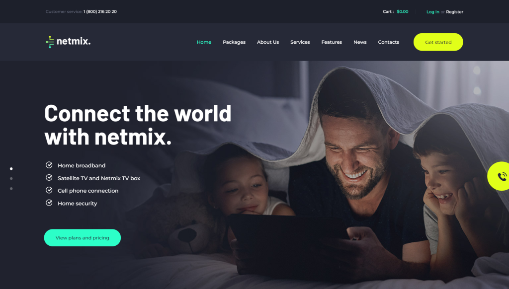 IPTV Site Web Design 1 IPTV Sitesi Web Tasarım