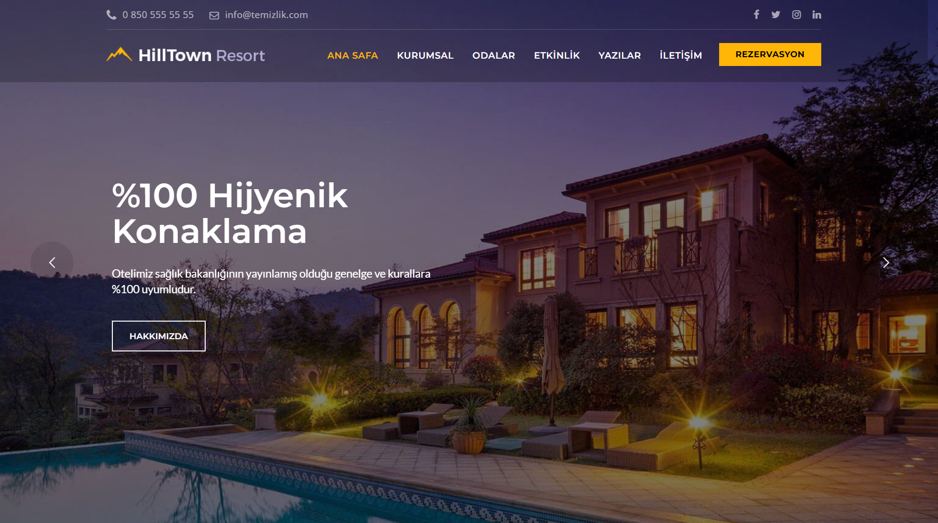 Otel Web Tasarım