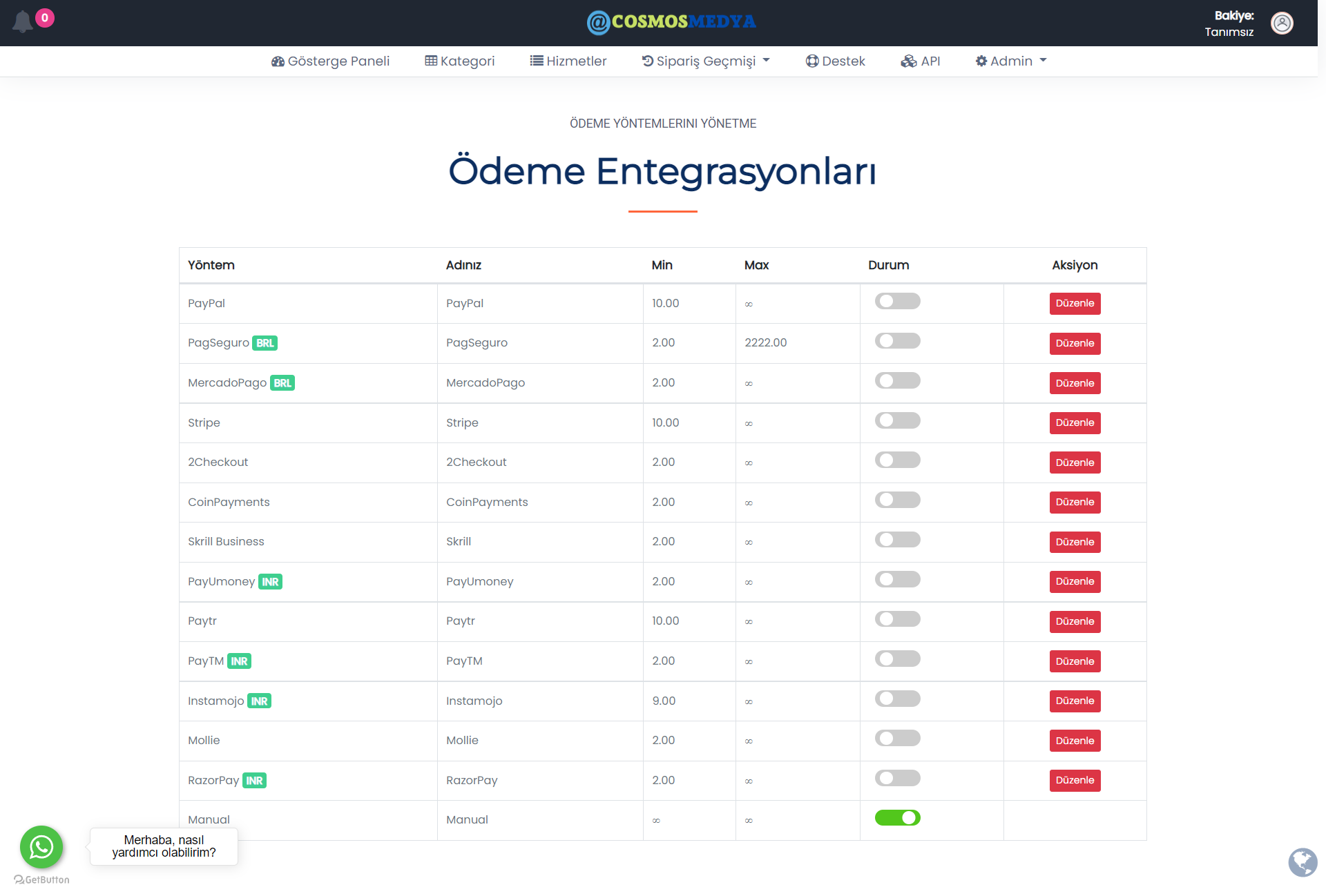 SMM Panel Script 1 Smm panel scripti ücretsiz